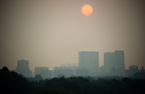 Smog in Moscow