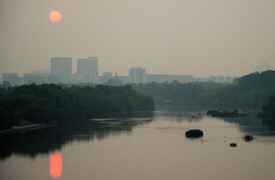 Smog in Moscow