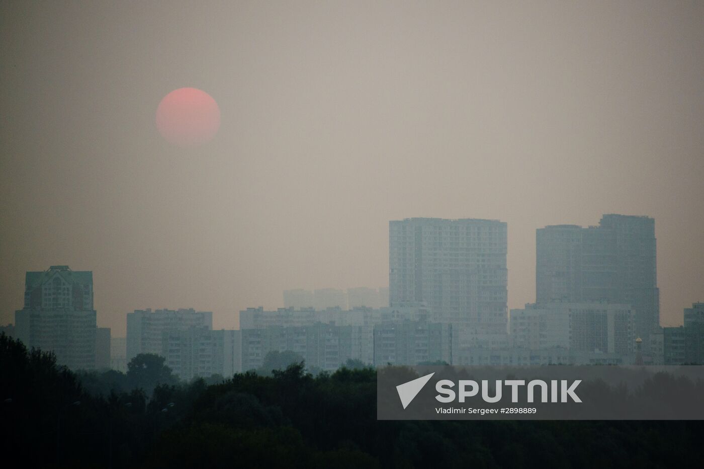 Smog in Moscow