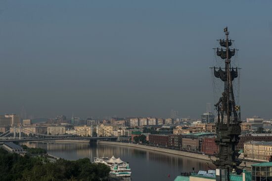 Smog in Moscow