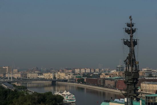 Smog in Moscow