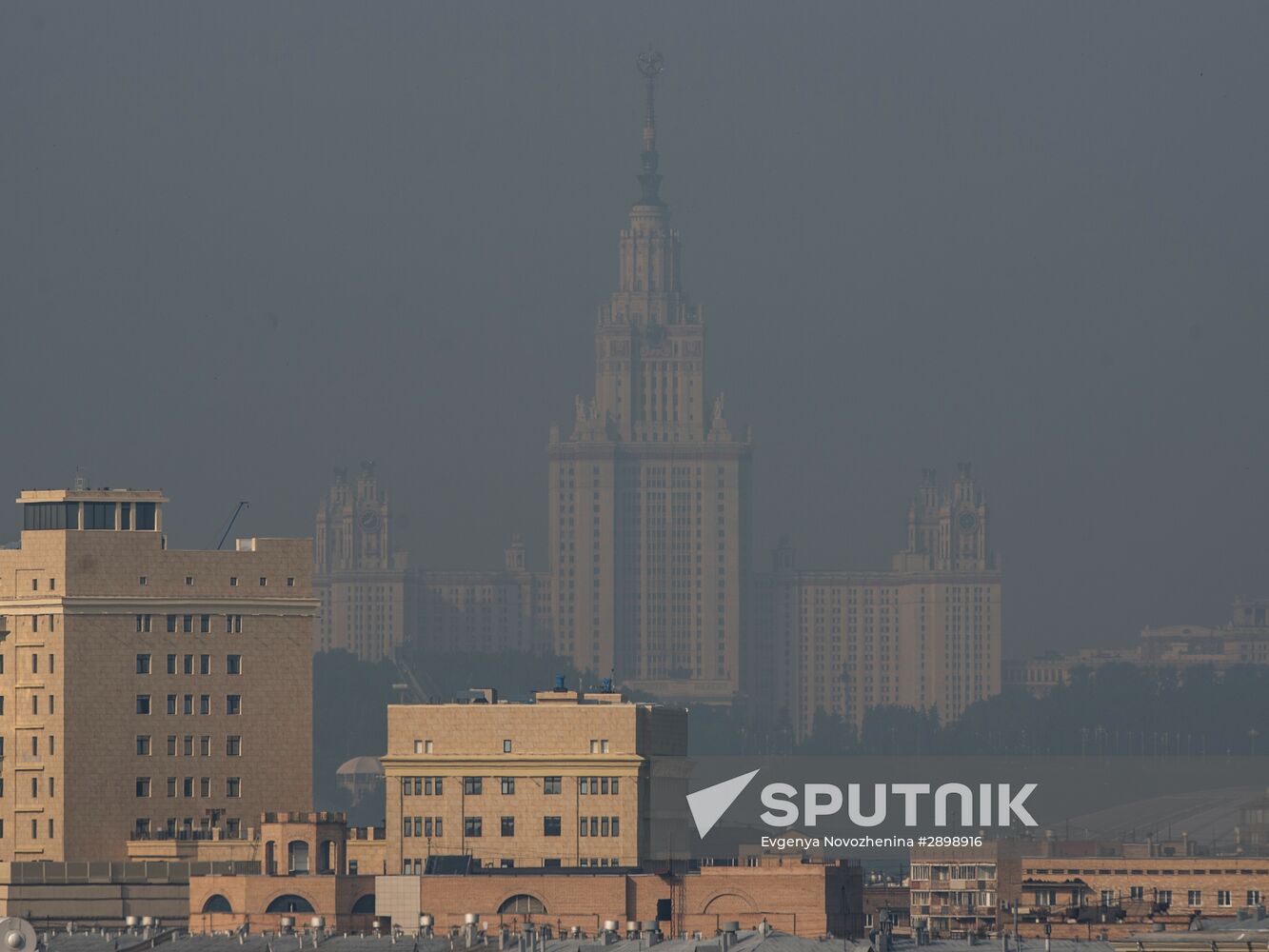 Smog in Moscow