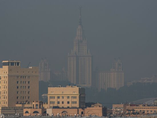 Smog in Moscow