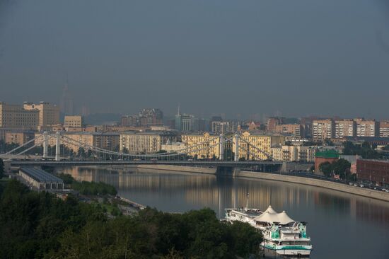 Smog in Moscow