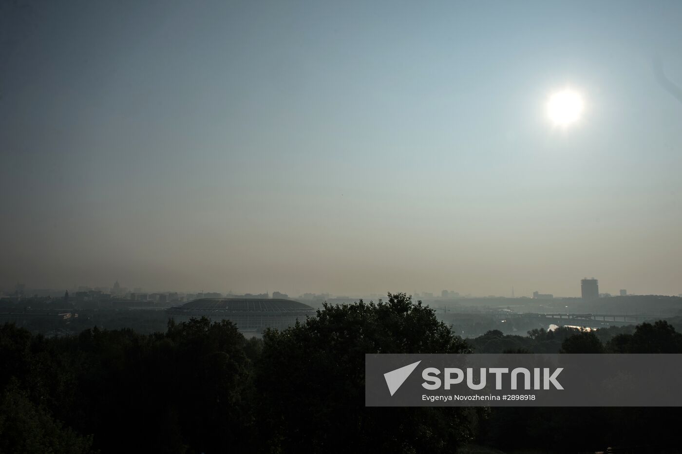 Smog in Moscow