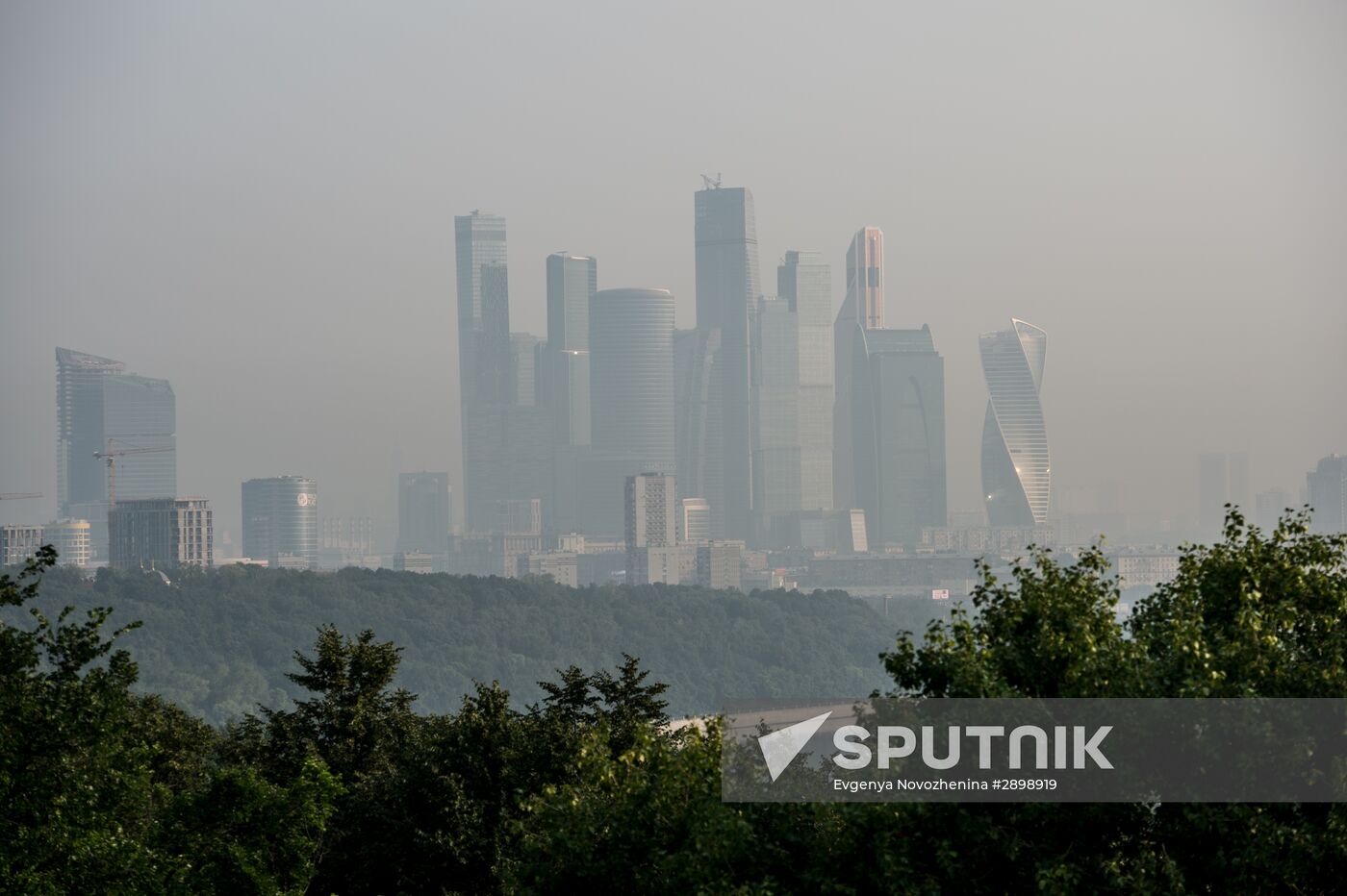 Smog in Moscow