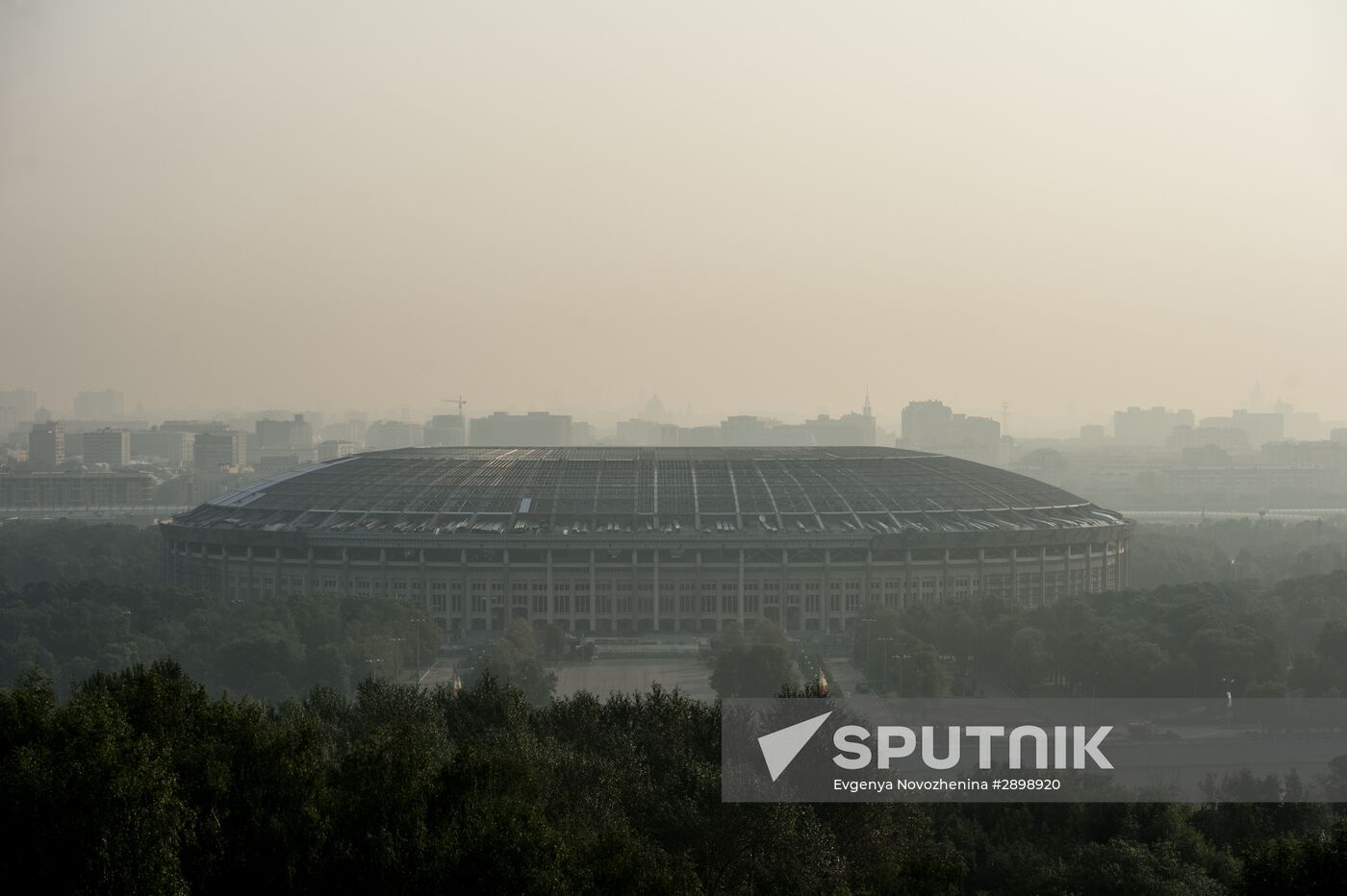 Smog in Moscow