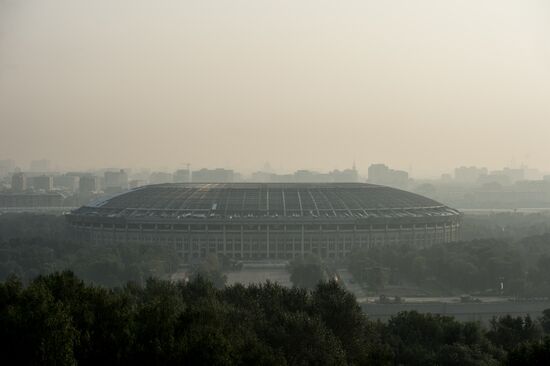 Smog in Moscow