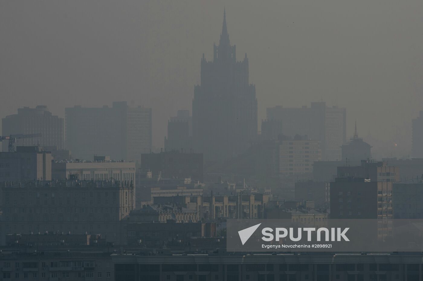 Smog in Moscow