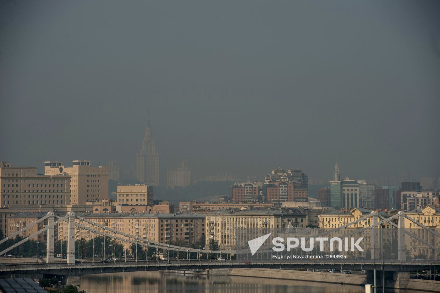 Smog in Moscow