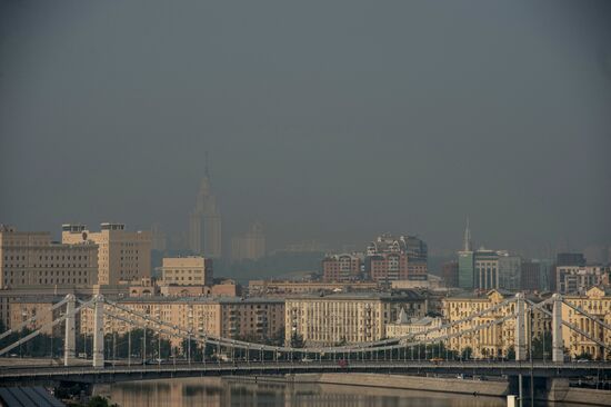 Smog in Moscow