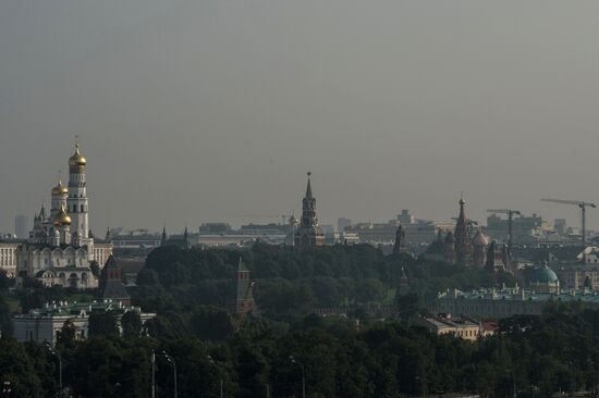 Smog in Moscow