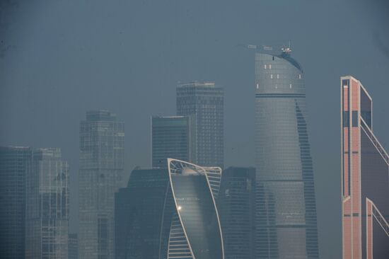Smog in Moscow
