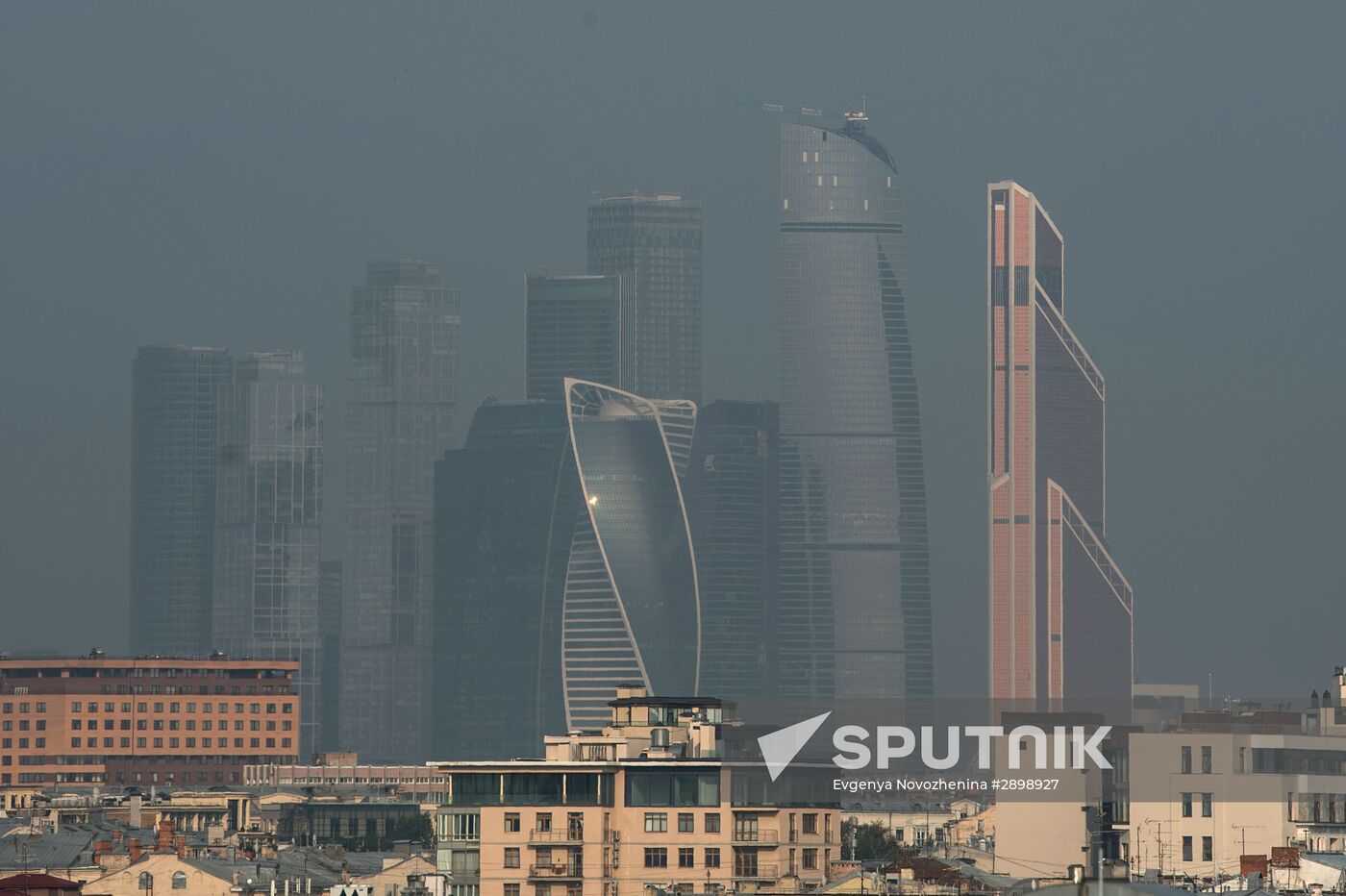 Smog in Moscow