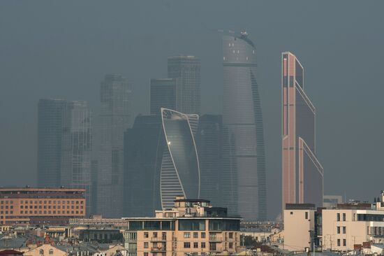 Smog in Moscow