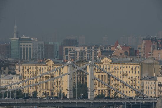 Smog in Moscow
