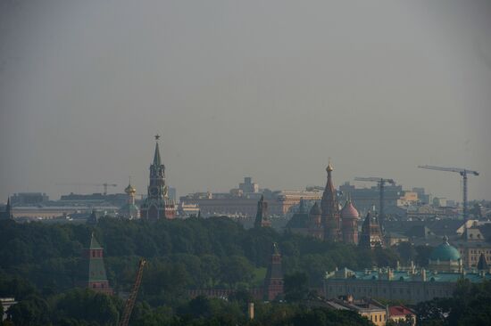 Smog in Moscow