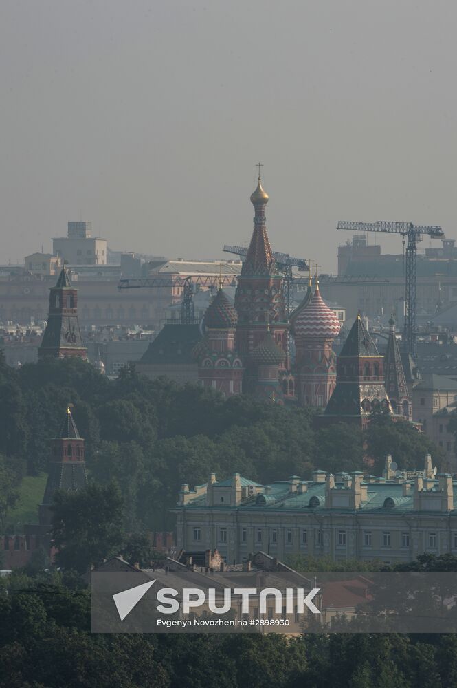 Smog in Moscow