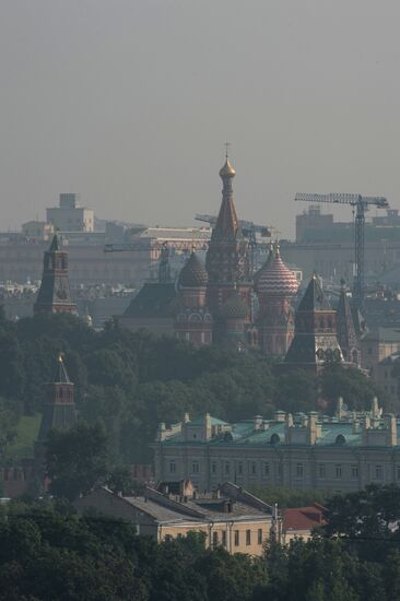 Smog in Moscow