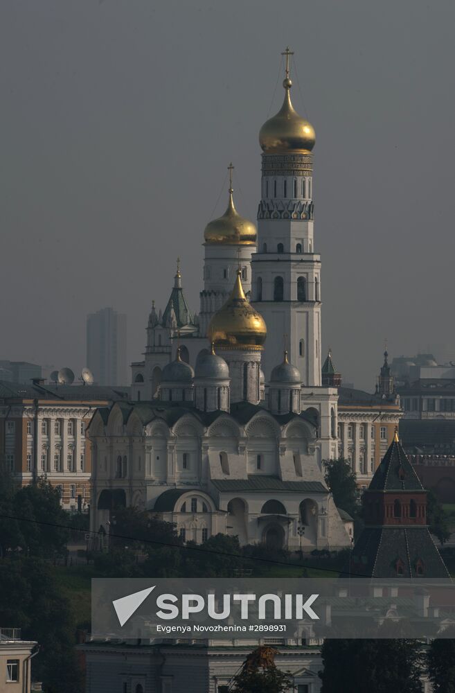Smog in Moscow
