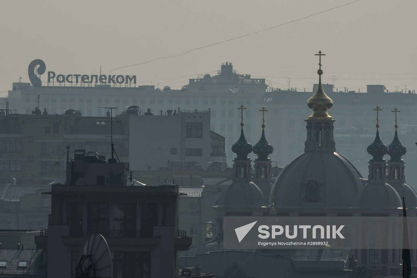 Smog in Moscow