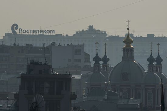 Smog in Moscow