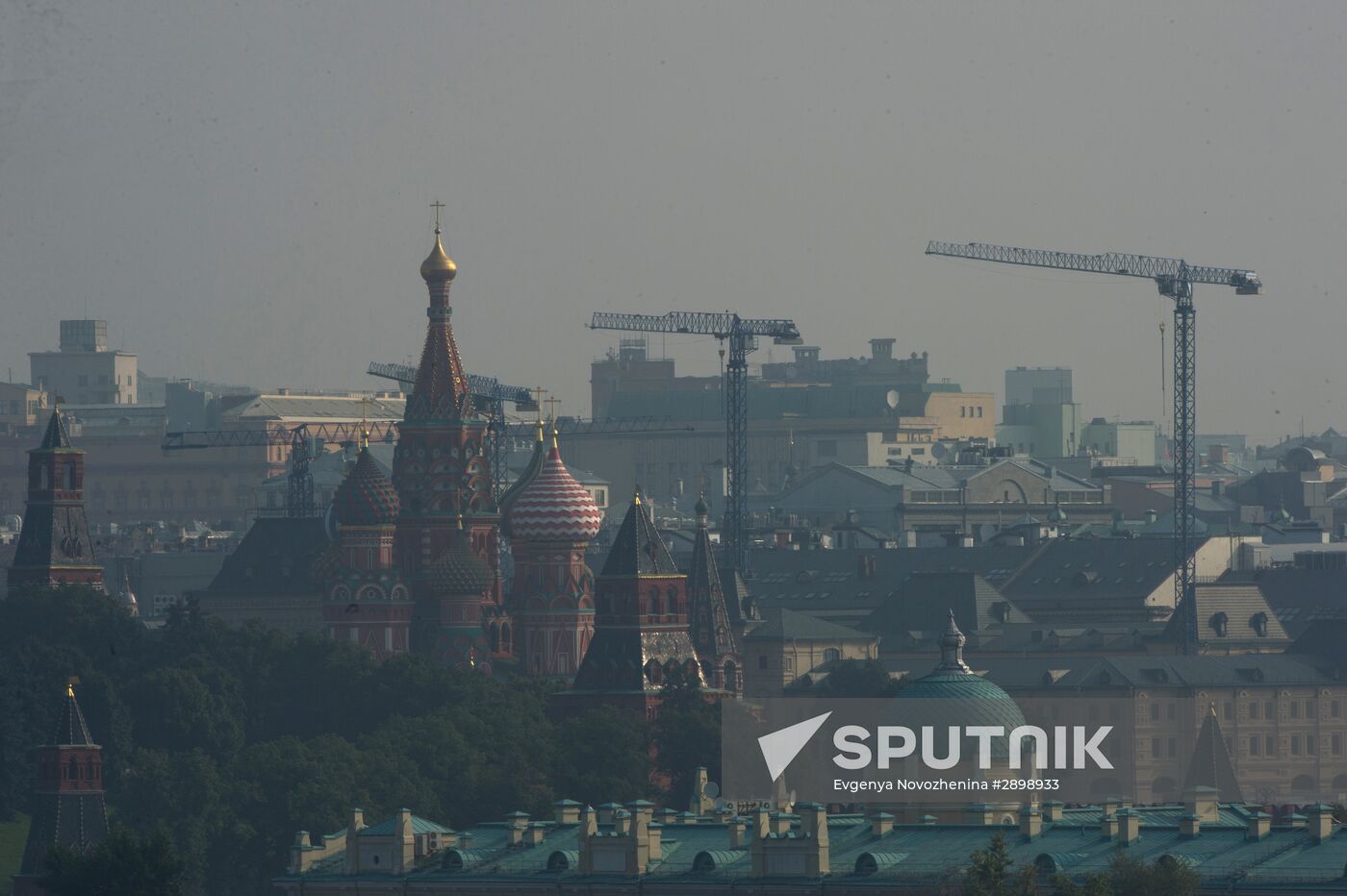 Smog in Moscow