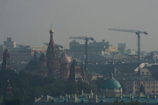 Smog in Moscow