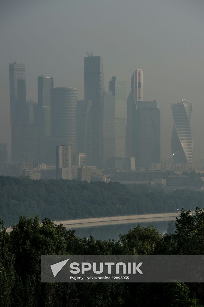 Smog in Moscow
