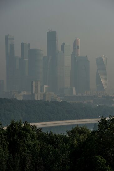 Smog in Moscow