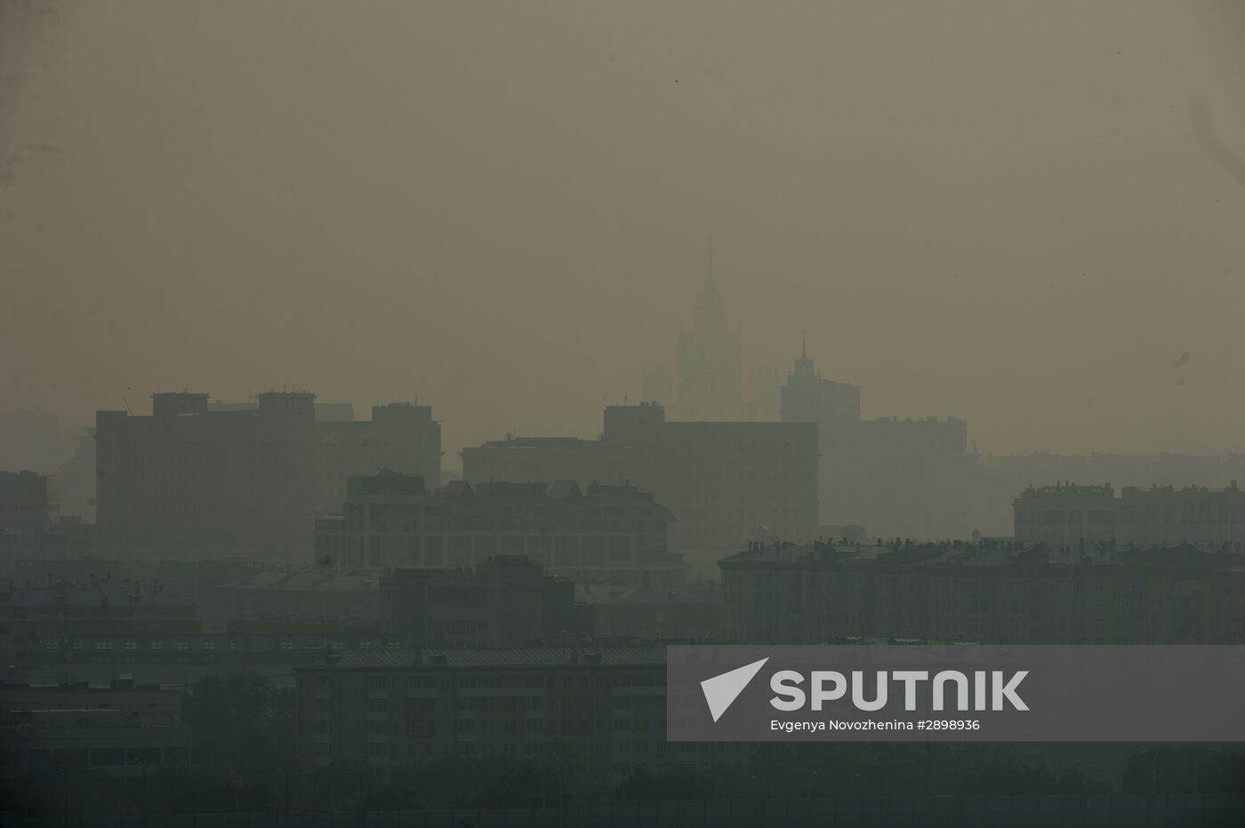 Smog in Moscow