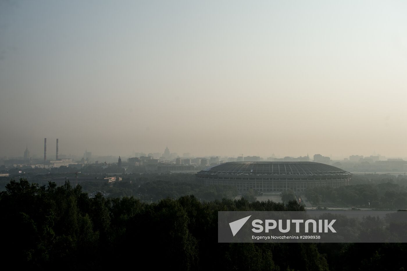 Smog in Moscow