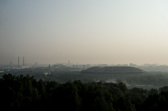 Smog in Moscow