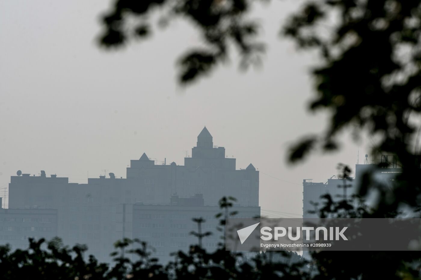 Smog in Moscow