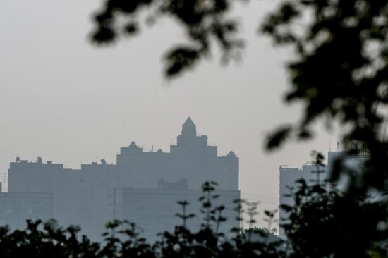Smog in Moscow
