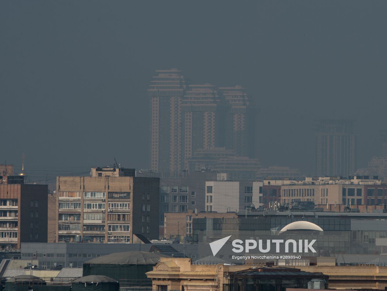 Smog in Moscow