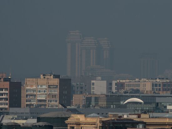 Smog in Moscow