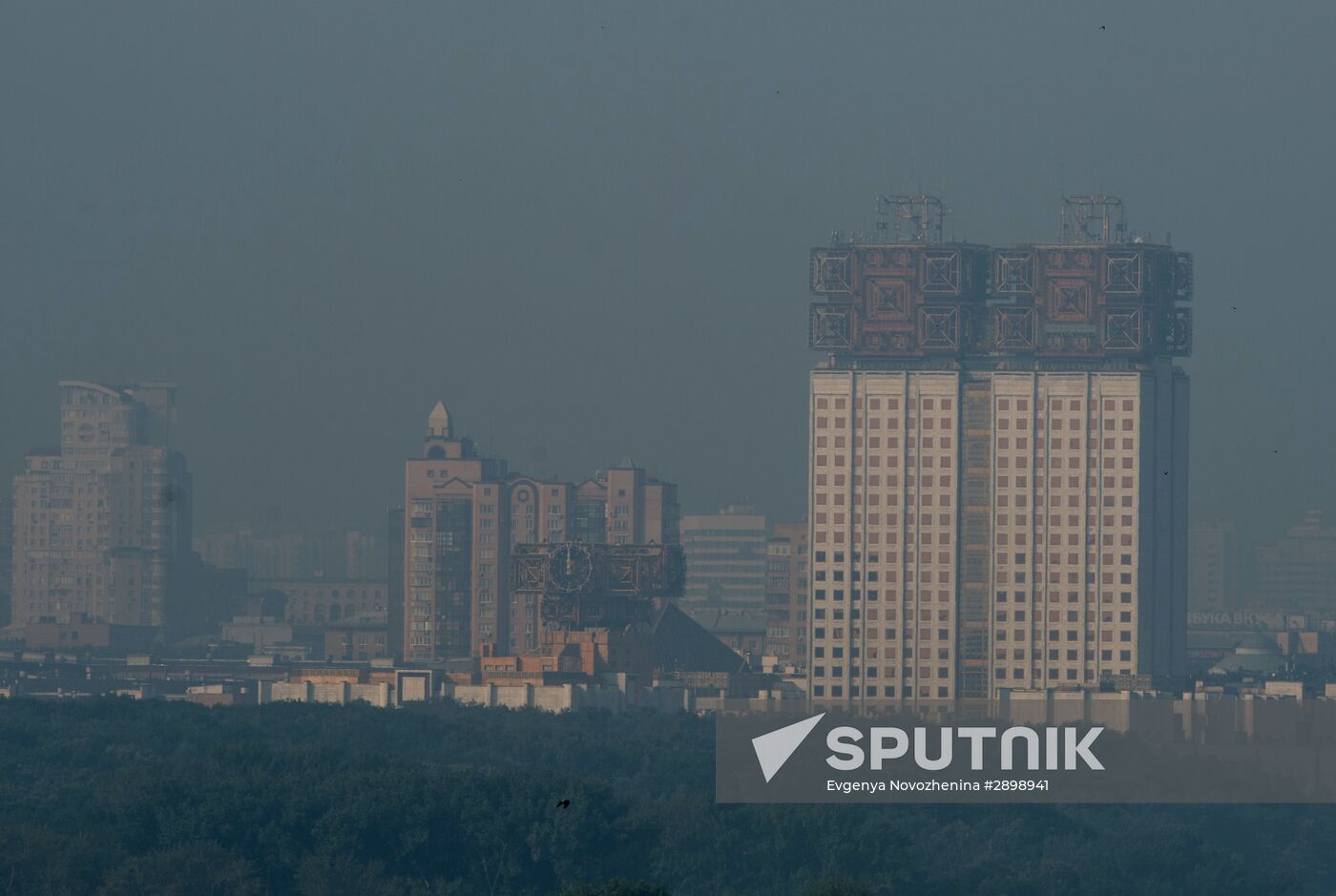 Smog in Moscow