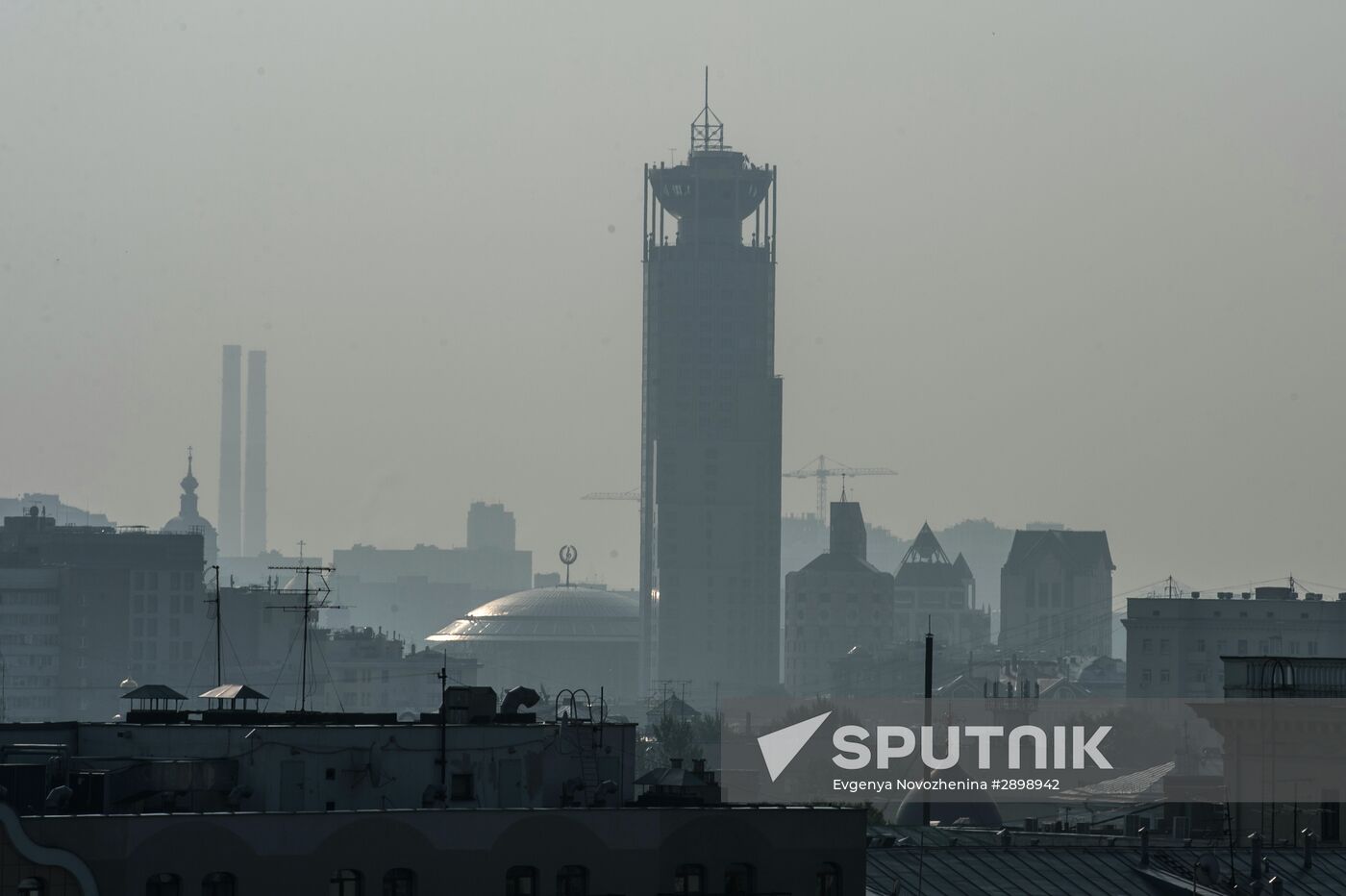 Smog in Moscow
