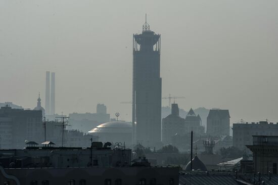 Smog in Moscow