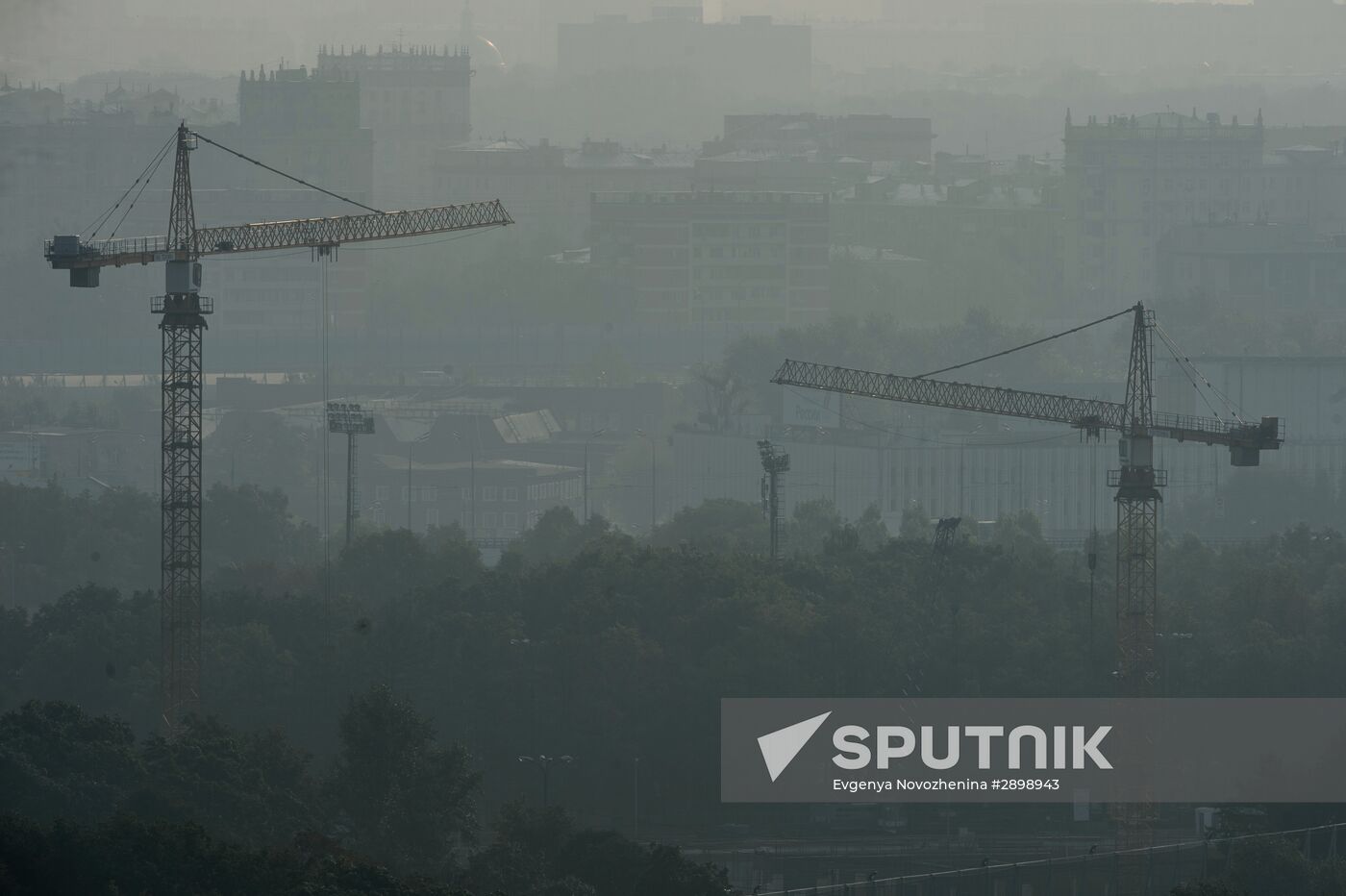Smog in Moscow