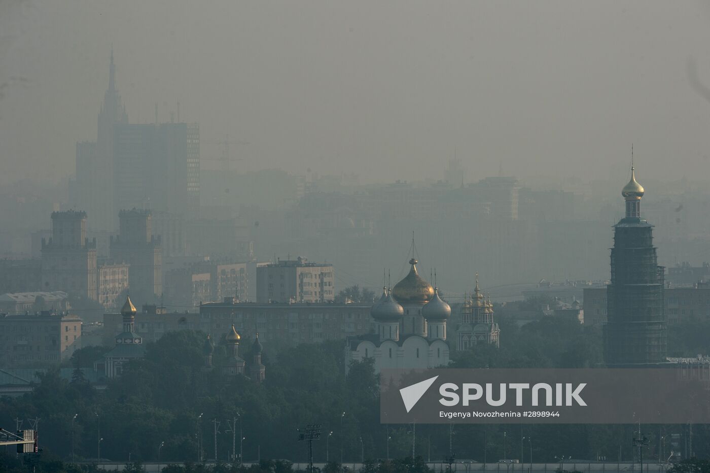Smog in Moscow