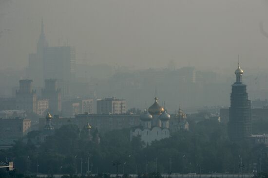 Smog in Moscow