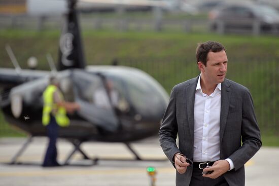 Opening second stage in construction of Heliport Reutov complex