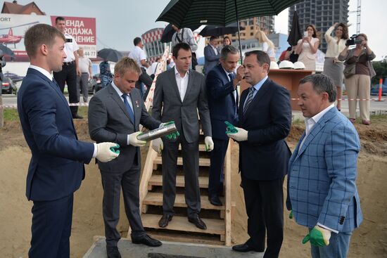 Opening second stage in construction of Heliport Reutov complex