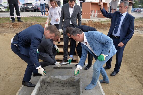 Opening second stage in construction of Heliport Reutov complex