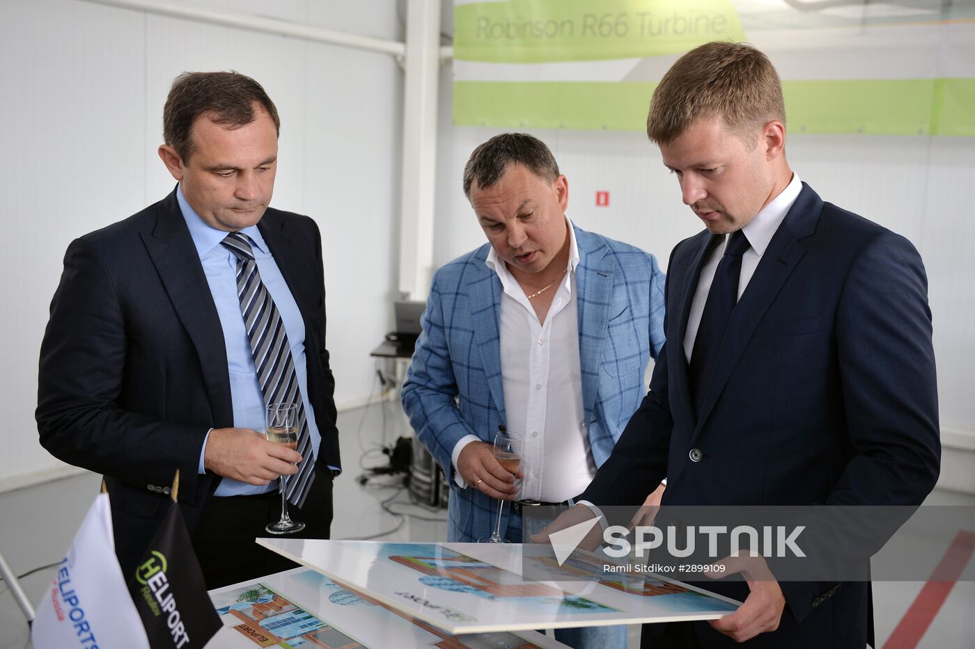 Opening second stage in construction of Heliport Reutov complex