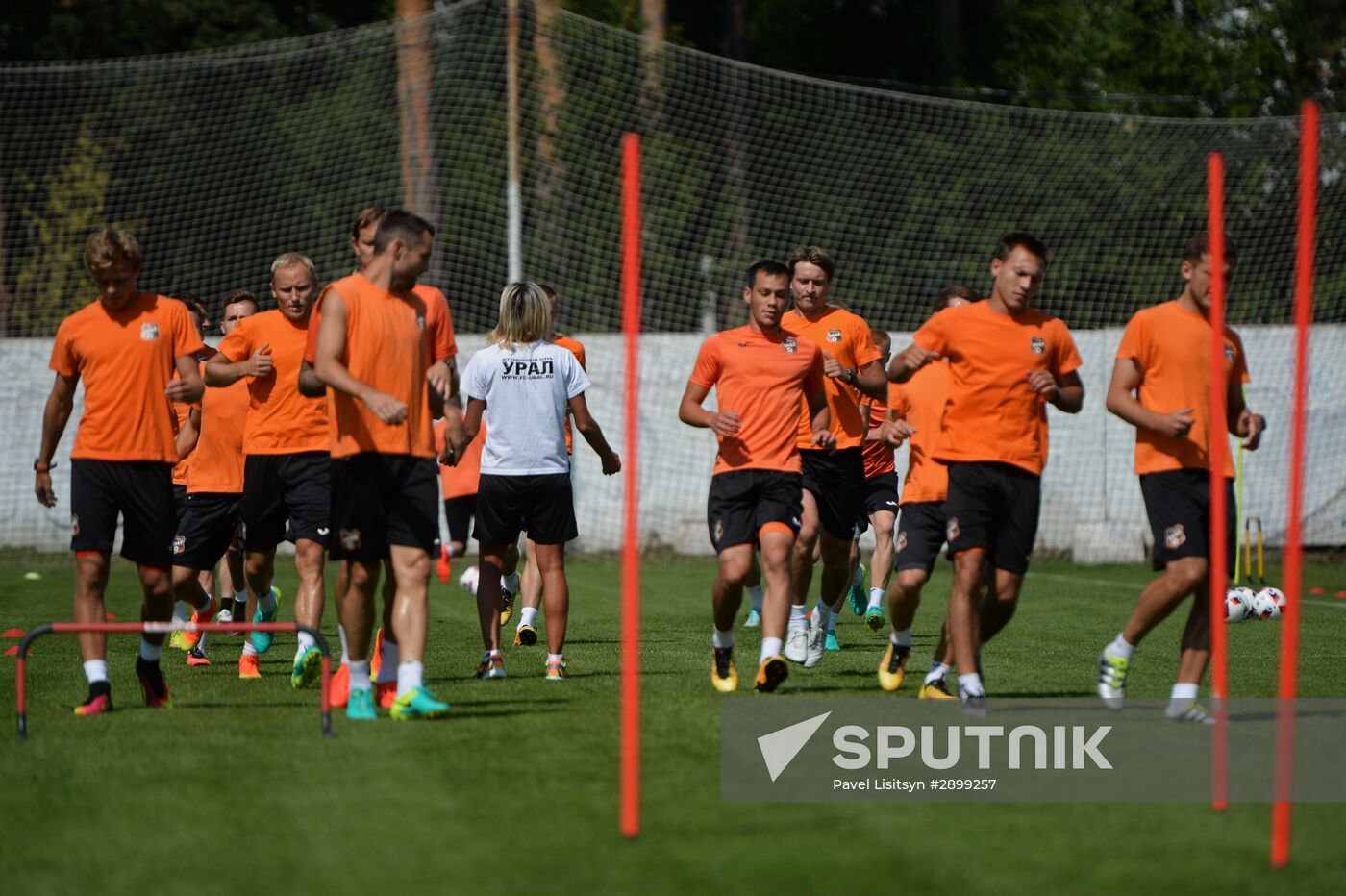 Football. FC Ural training session