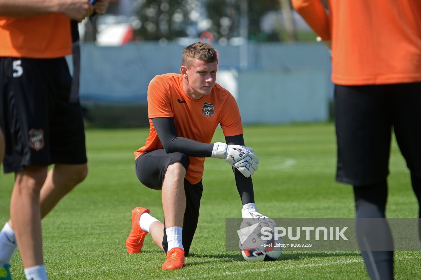 Football. FC Ural training session