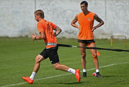 Football. FC Ural training session